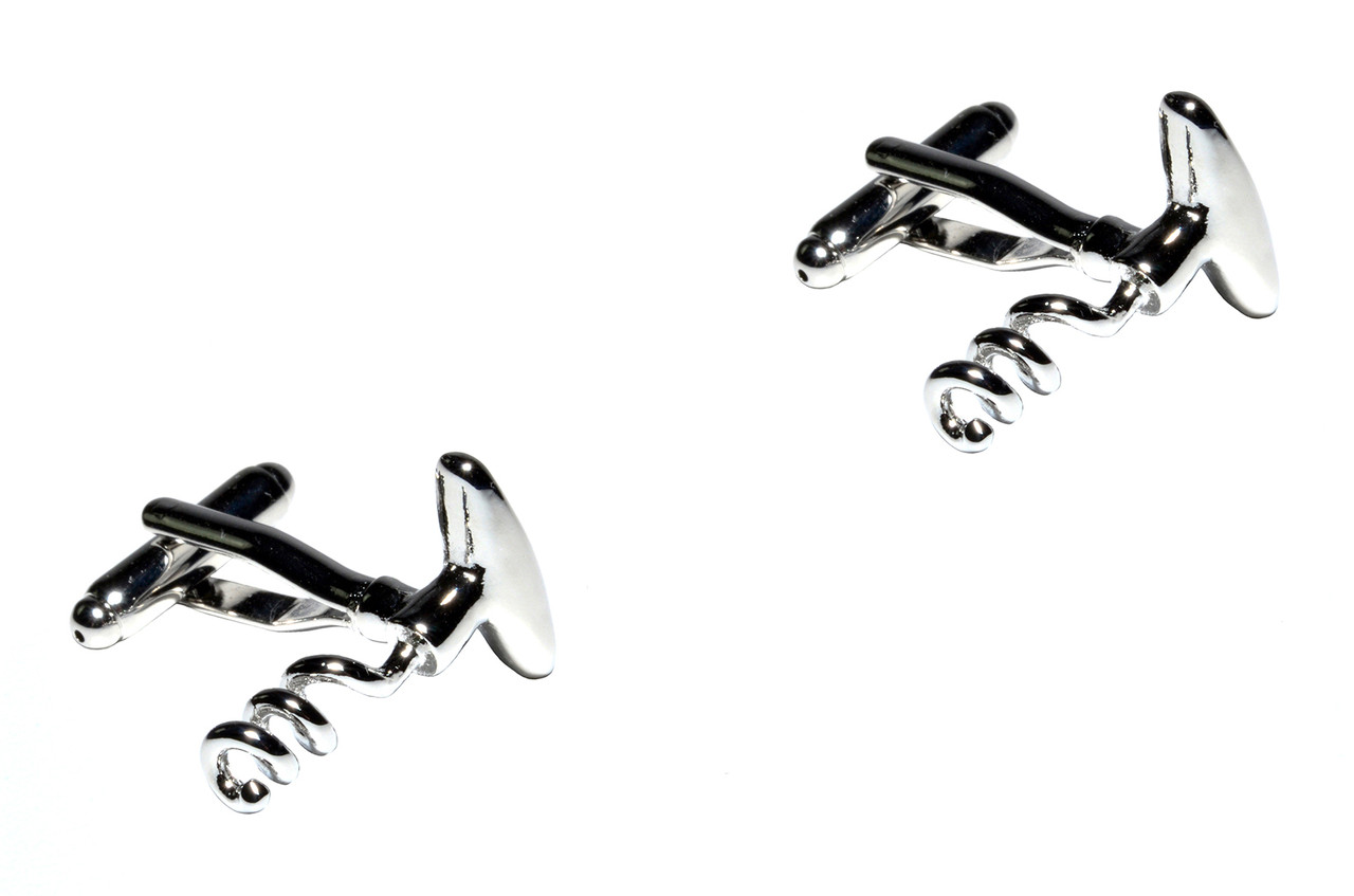 

Запонки Pasadore Штопор 26234cs серебристые