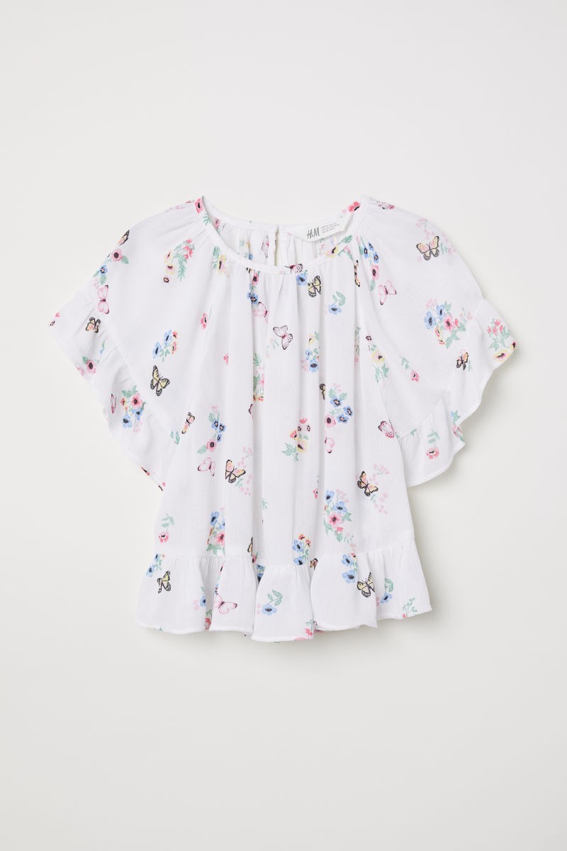

Блуза H&M 92 см Белая (НМ110885)
