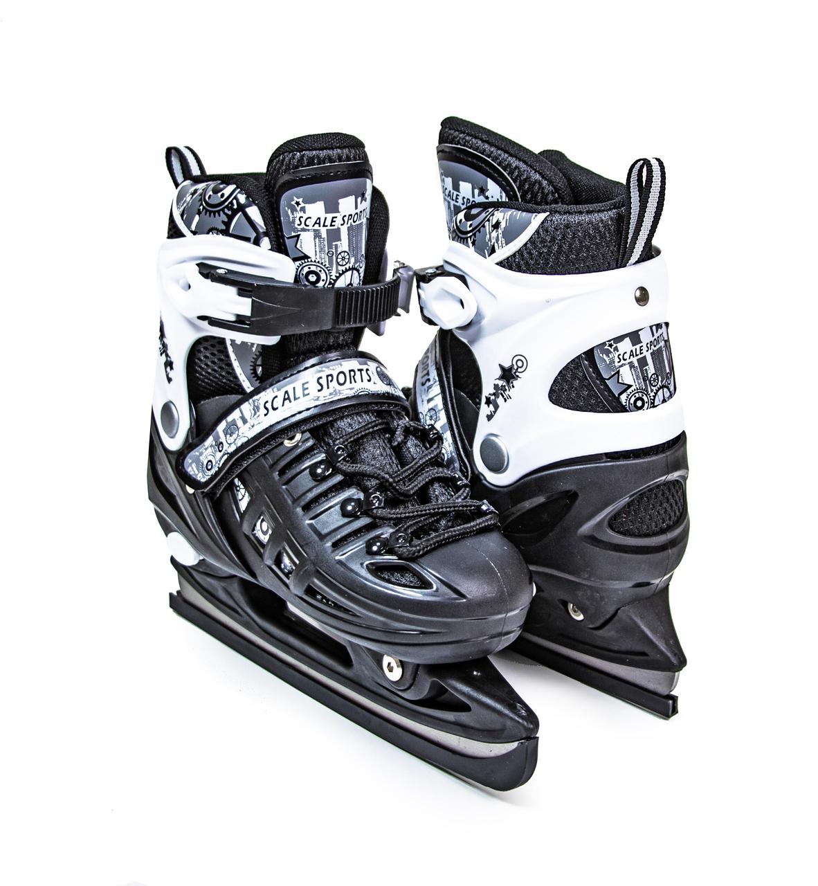

КОНЬКИ РАЗДВИЖНЫЕ SCALE SPORT BLACK Р. 38-41