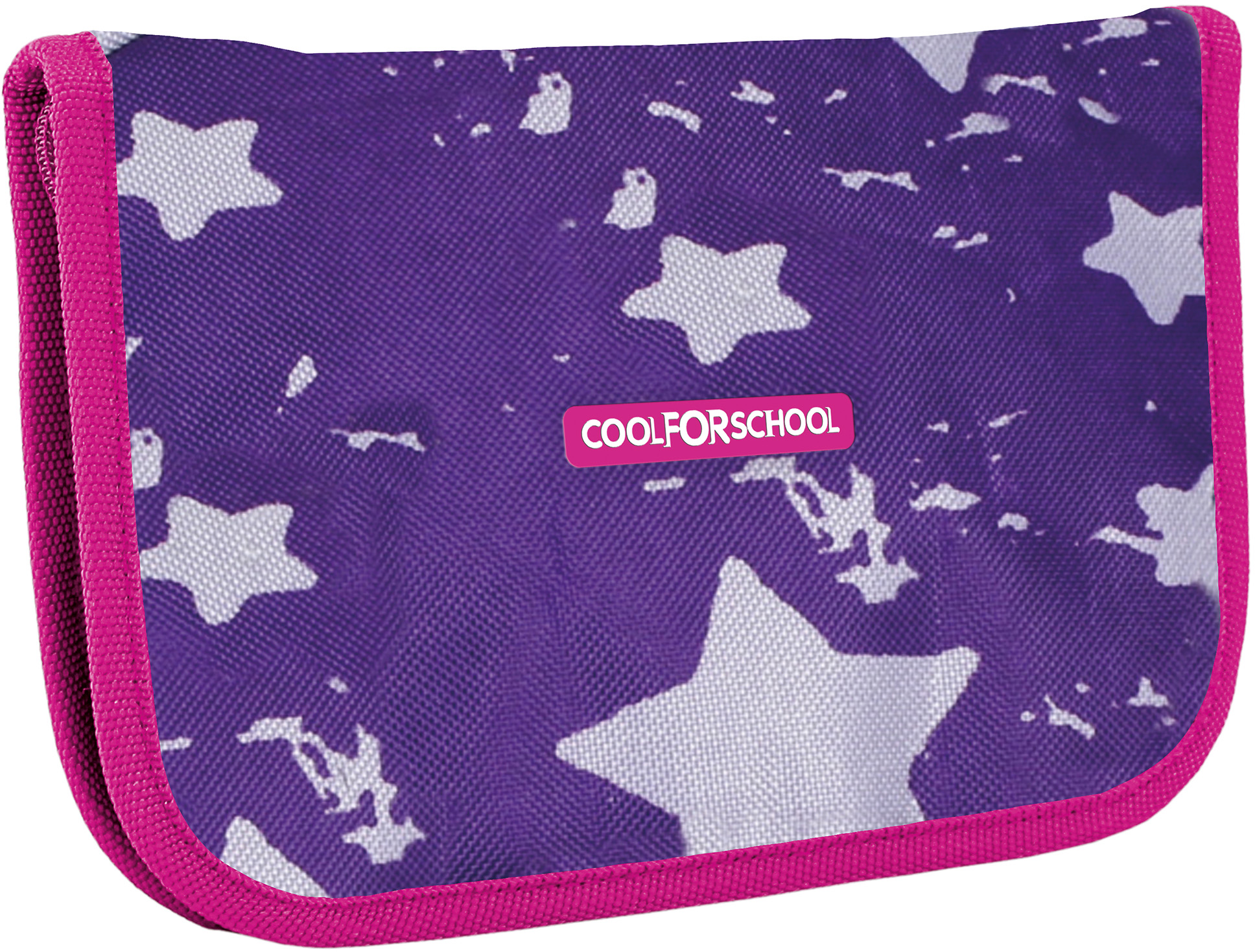 

Пенал Сool For School Starry Violet 1 отделение 1 отворот Фиолетовый (CF86605)