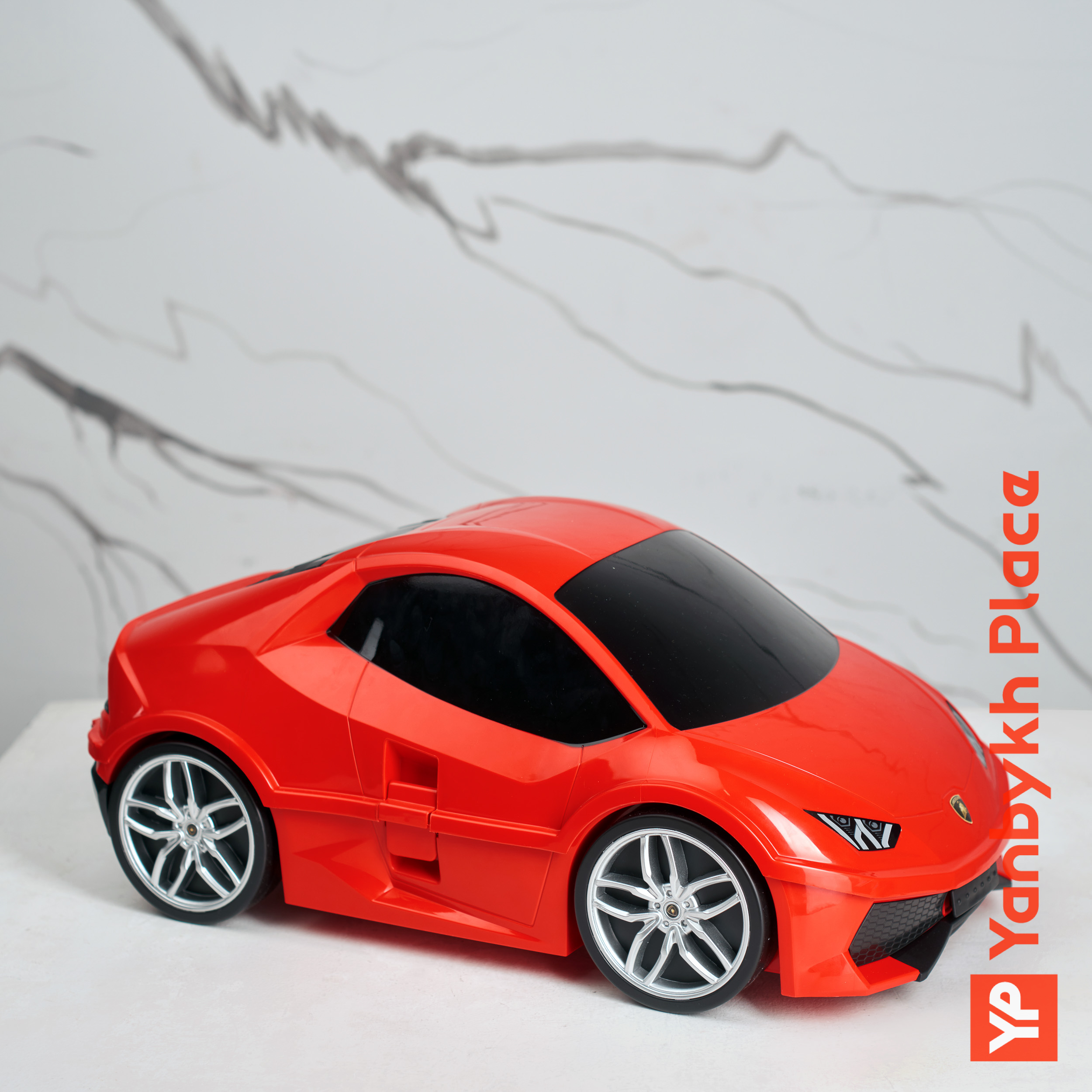 

Детский чемодан-машинка Lamborghini Huracan Original на колесах RED (91002W)