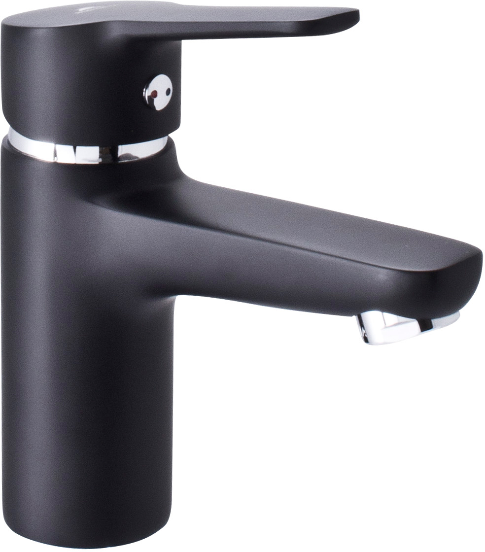 

Смеситель для раковины RUBINETA Uno-18 BK (N80061)