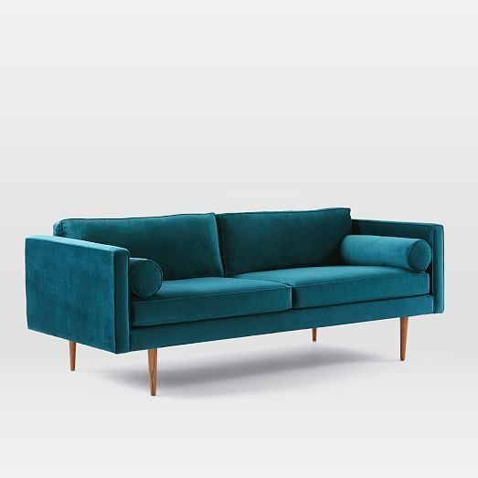 

Диван Palermo Прямой Aqua 241х80х94см