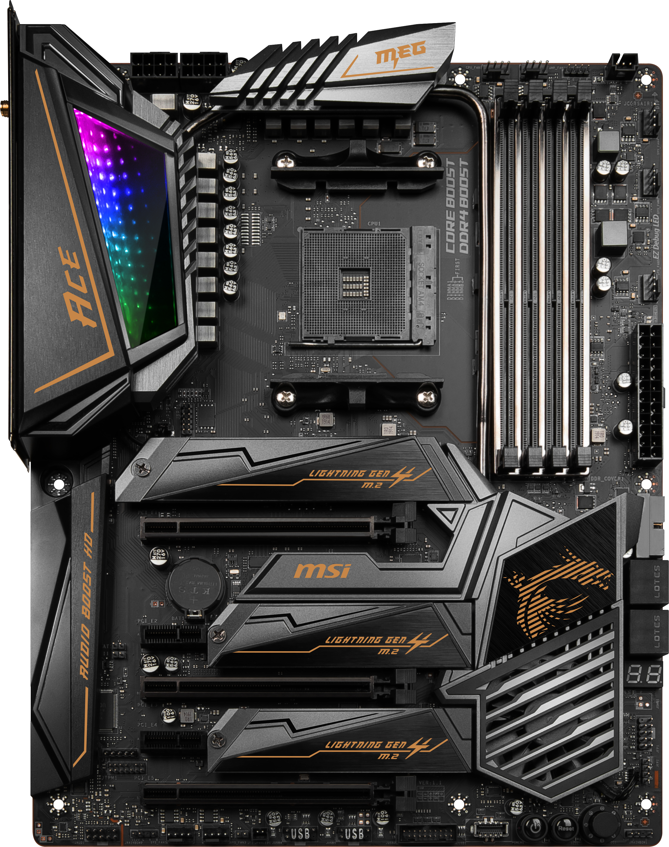 

Материнская плата MSI MEG X570 Ace (sAM4, AMD X570, PCI-Ex16)