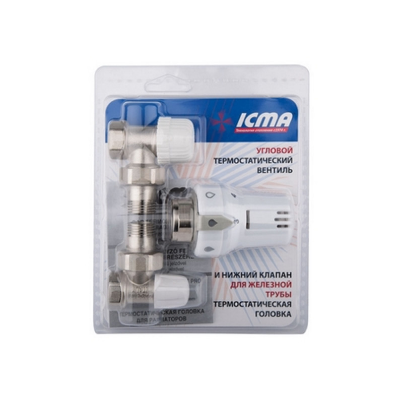 

Угловой термокомплект 1/2 "Icma" № KTE 986 +774 +805 (14345) (CM)