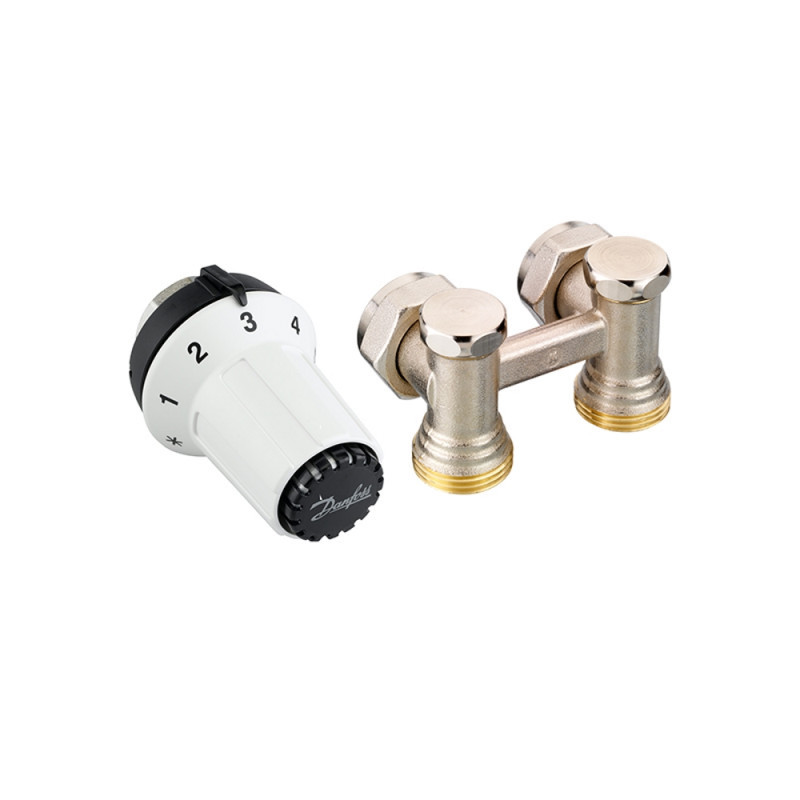 

Комплект Danfoss для подключения стальных радиаторов (нижн.подкл.) RAS-CK+RLV-KS (013G5275)