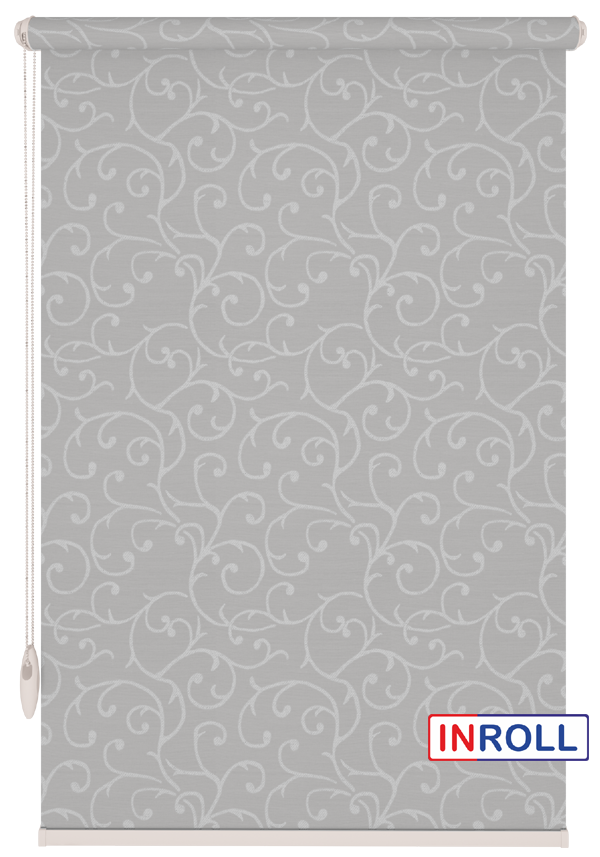 

Ролета тканевая INROLL Есо-Mini 120х165 см Akant Серый 2267