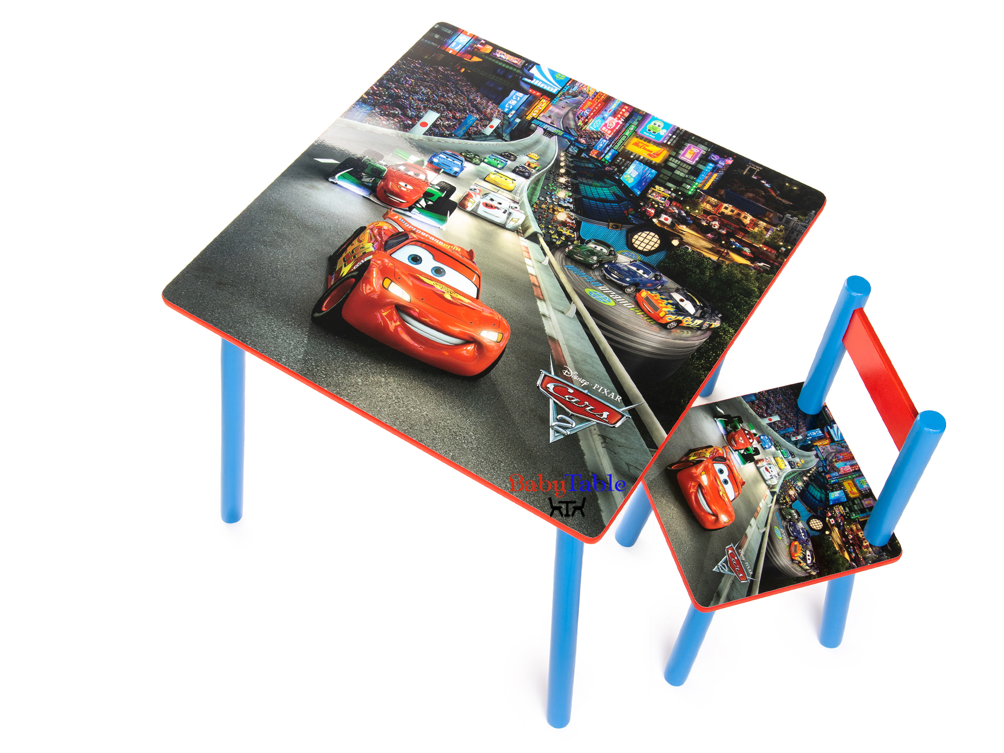 

Детский столик BabyTable Тачки с 1 стульчиком B