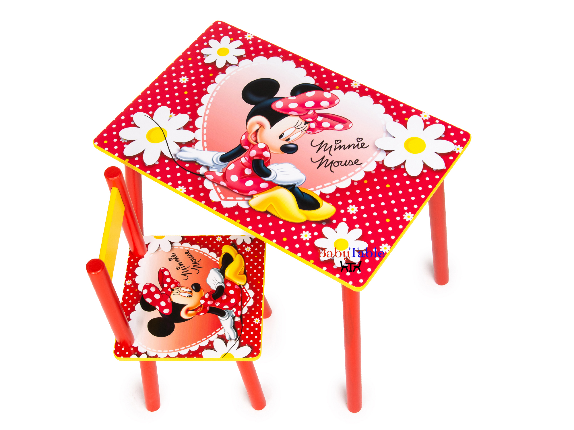 

Детский столик BabyTable Мини Маус с 1 стульчиком