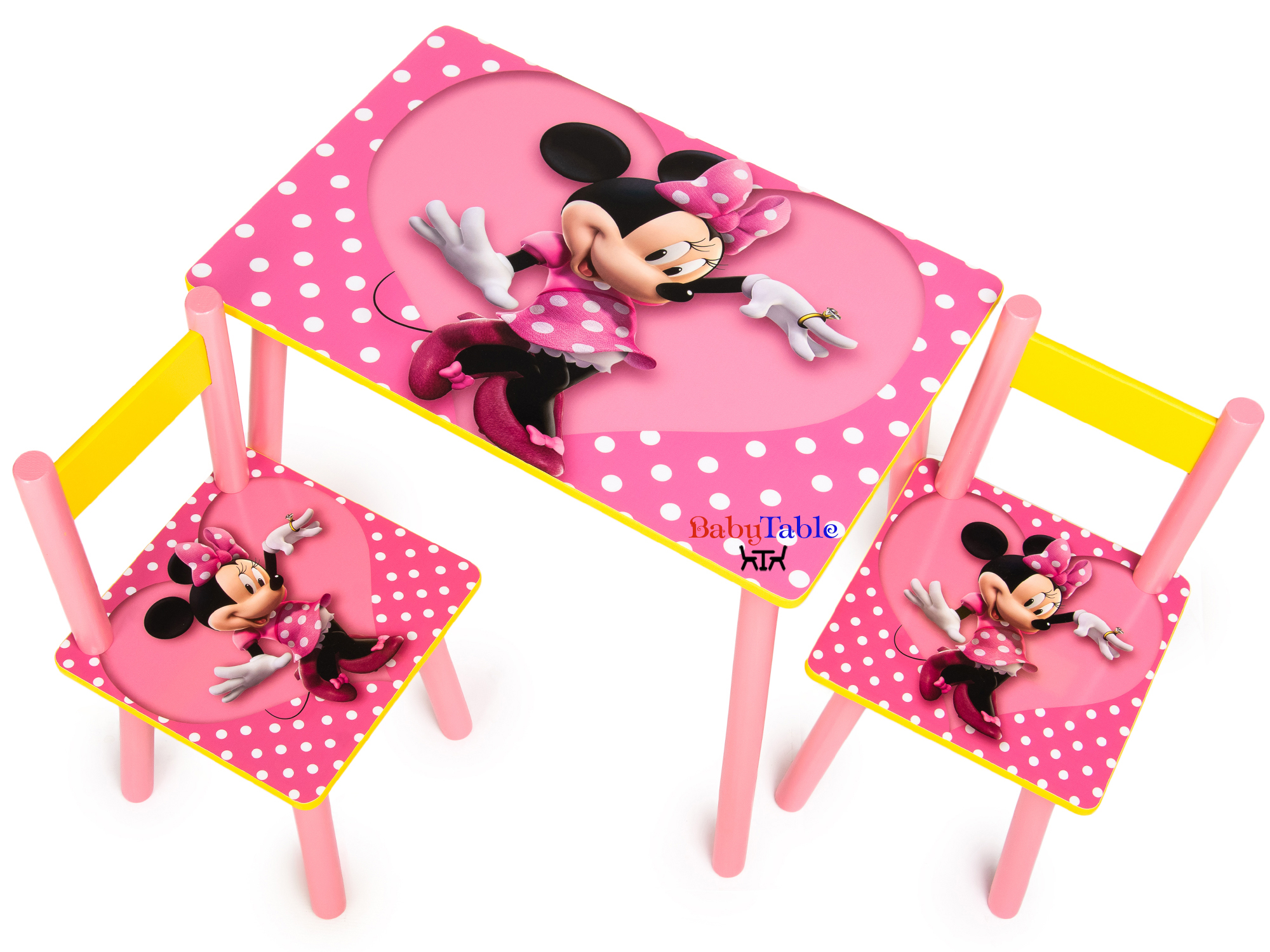 

Детский столик BabyTable Мини с 2 стульчиками