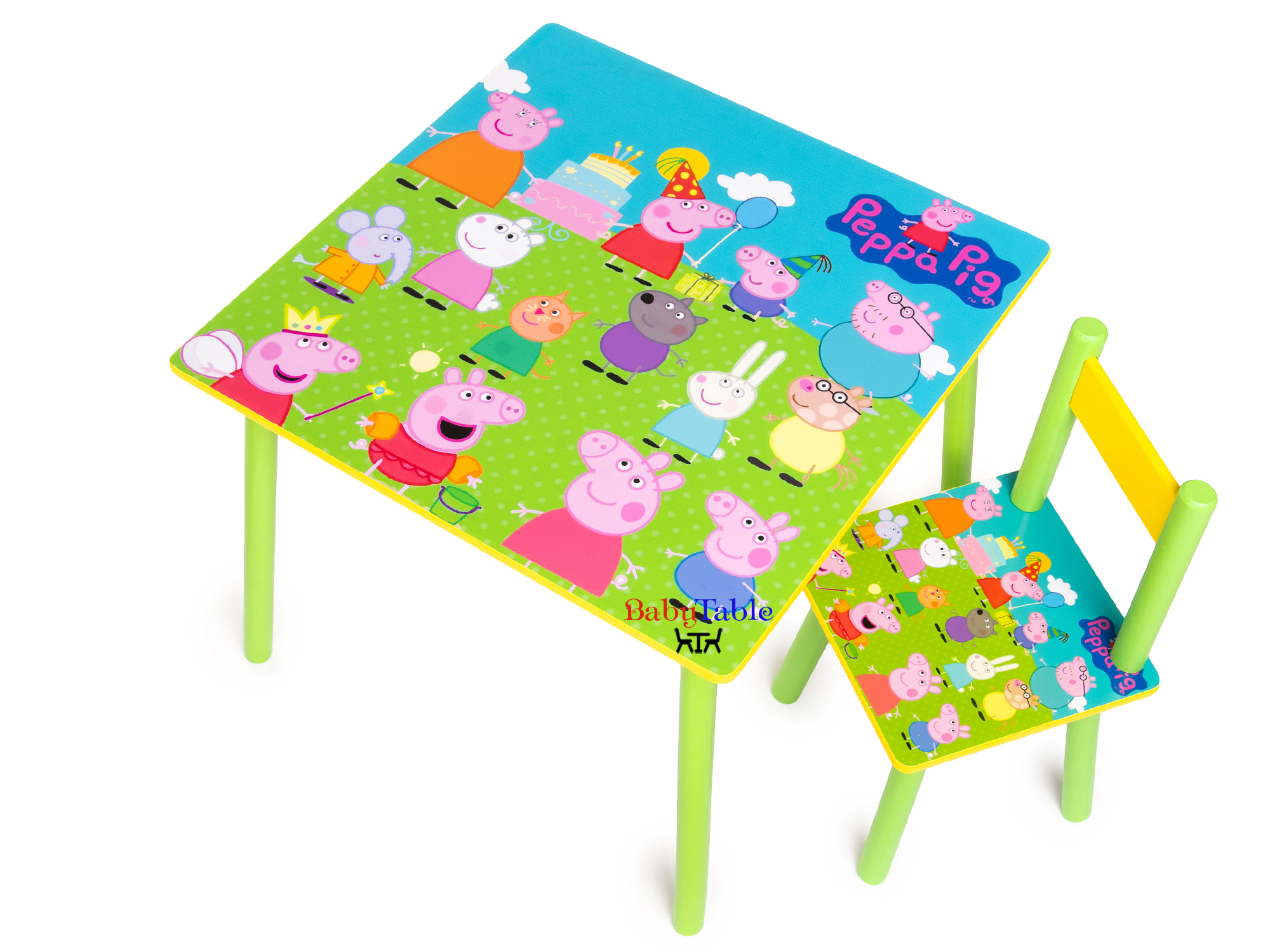 

Детский столик BabyTable Пеппа с 1 стульчиком B