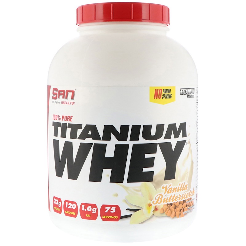 

Протеин SAN 100% Pure Titanium Whey Essential 2.27 кг Ваниль (907f17)