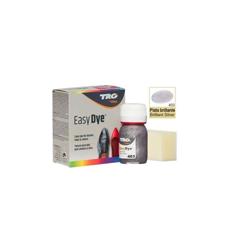 

Краска для обуви серебро 403 TRG Easy Dye Metallic, 25 мл