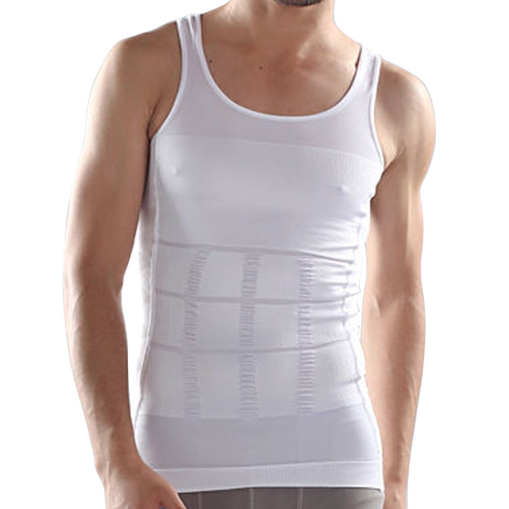 

Мужская корректирующая майка Slim Lift майка для корекции фигуры White CH191014