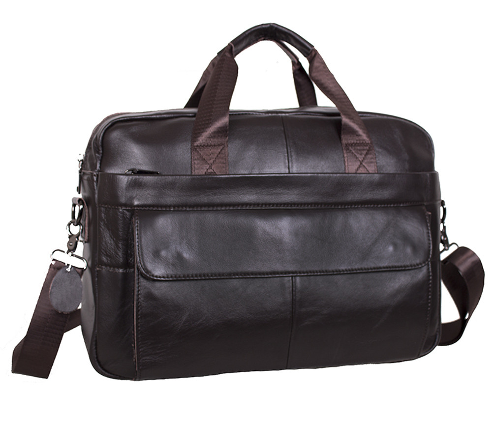 

Мужская кожаная сумка Dovhani R1909BROWN-111 Коричневая