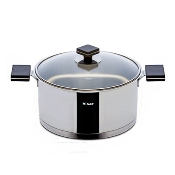 

Кастрюля Hisar Milano Black 3 л
