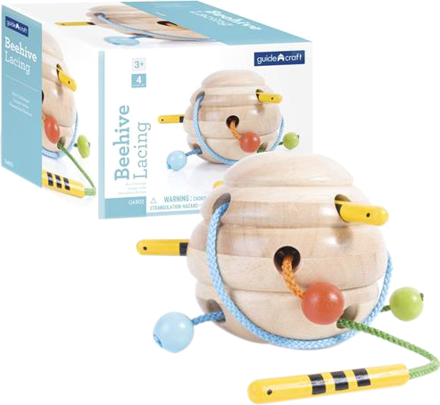 

Шнуровка Guidecraft Manipulatives Улей (G6802) (716243068027)