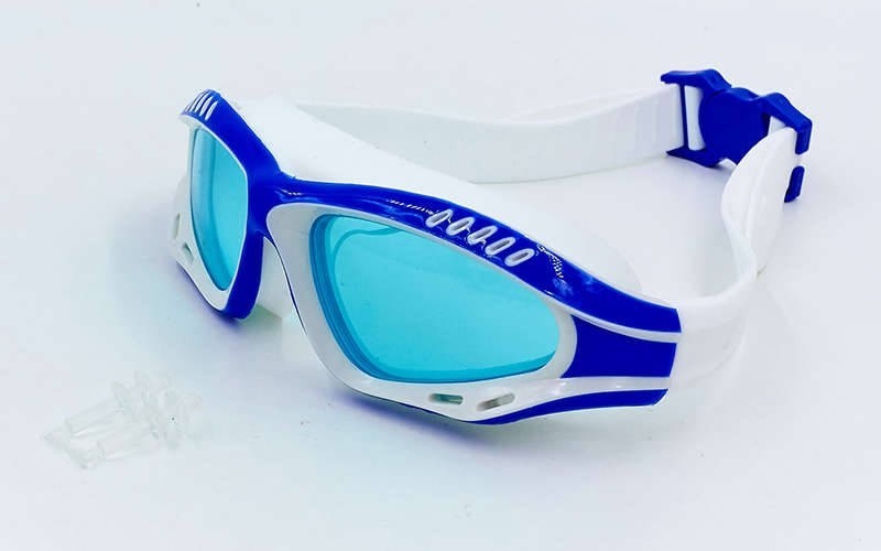

Очки-полумаска для плавания с берушами в комлекте Sailto White-Blue