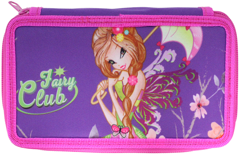 

Пенал Class Fairy Club 2 отделения с наполнением (99605/8591662996050)