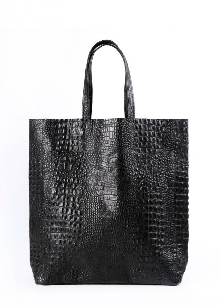 

Женская кожаная сумка POOLPARTY City (leather-city-croco-black)