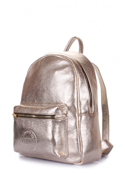 

Городской кожаный рюкзак POOLPARTY Xs 6 л (xs-bckpck-leather-gold)