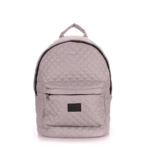 

Рюкзак стеганый POOLPARTY (backpack-theone-grey)