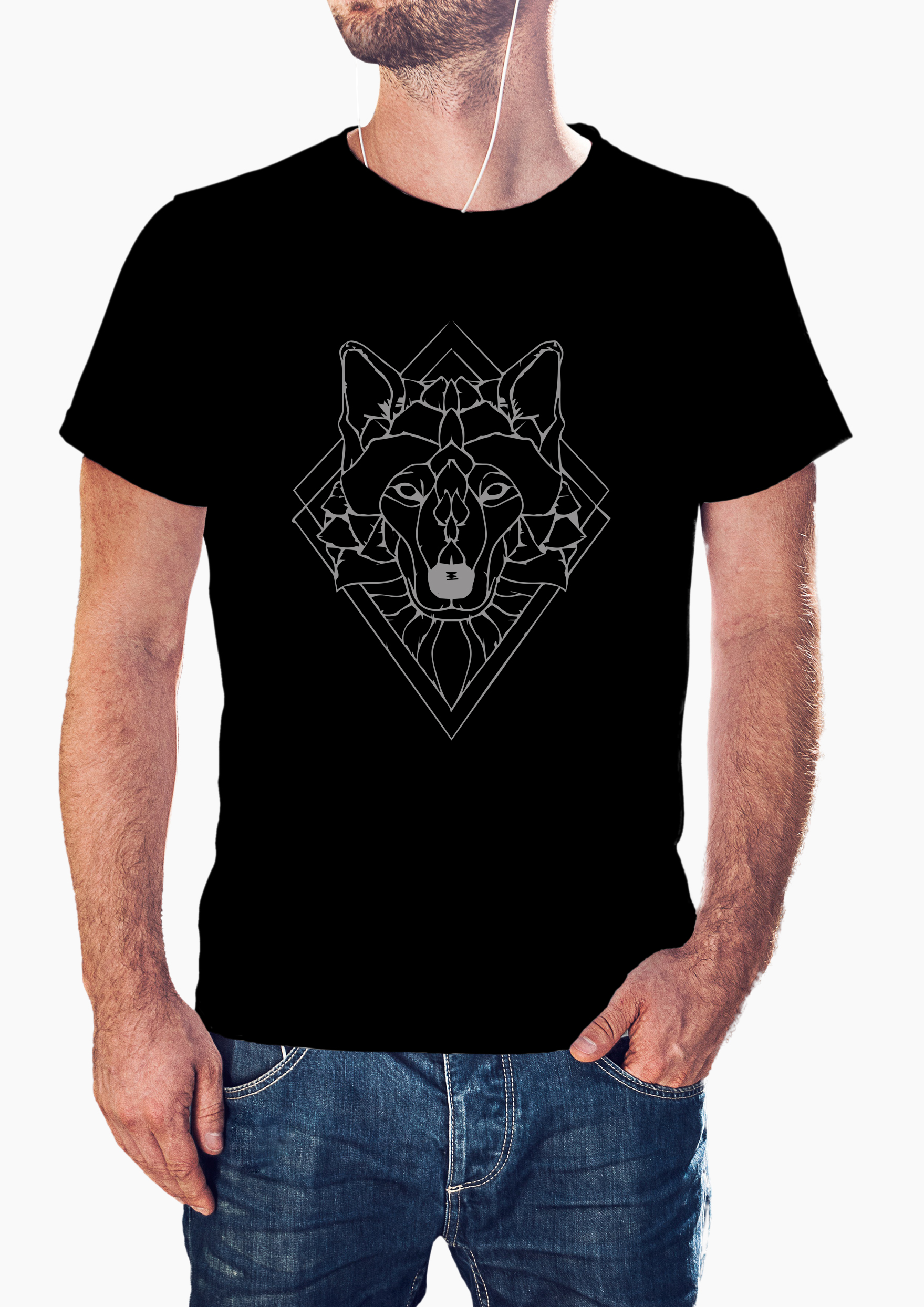 

Футболка Stedman ST2000-BLO Geometric Wolf Геометрический Волк Черная, Футболка Stedman ST2000-BLO Geometric Wolf Геометрический Волк Черная S