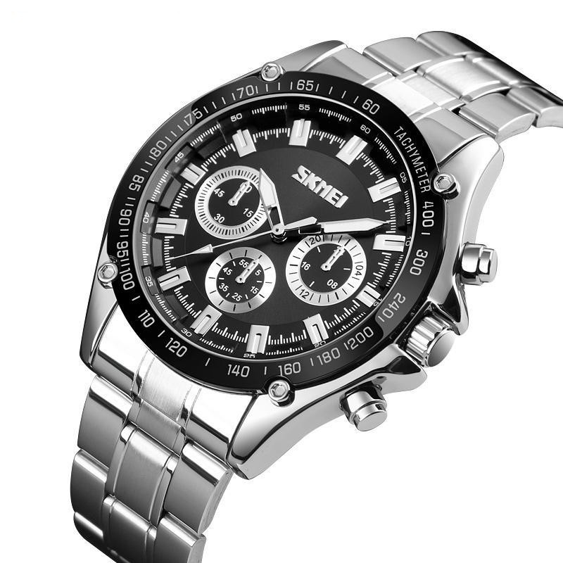 

Мужские часы Skmei 1366 Chronograph кварцевые 3Bar (3208)