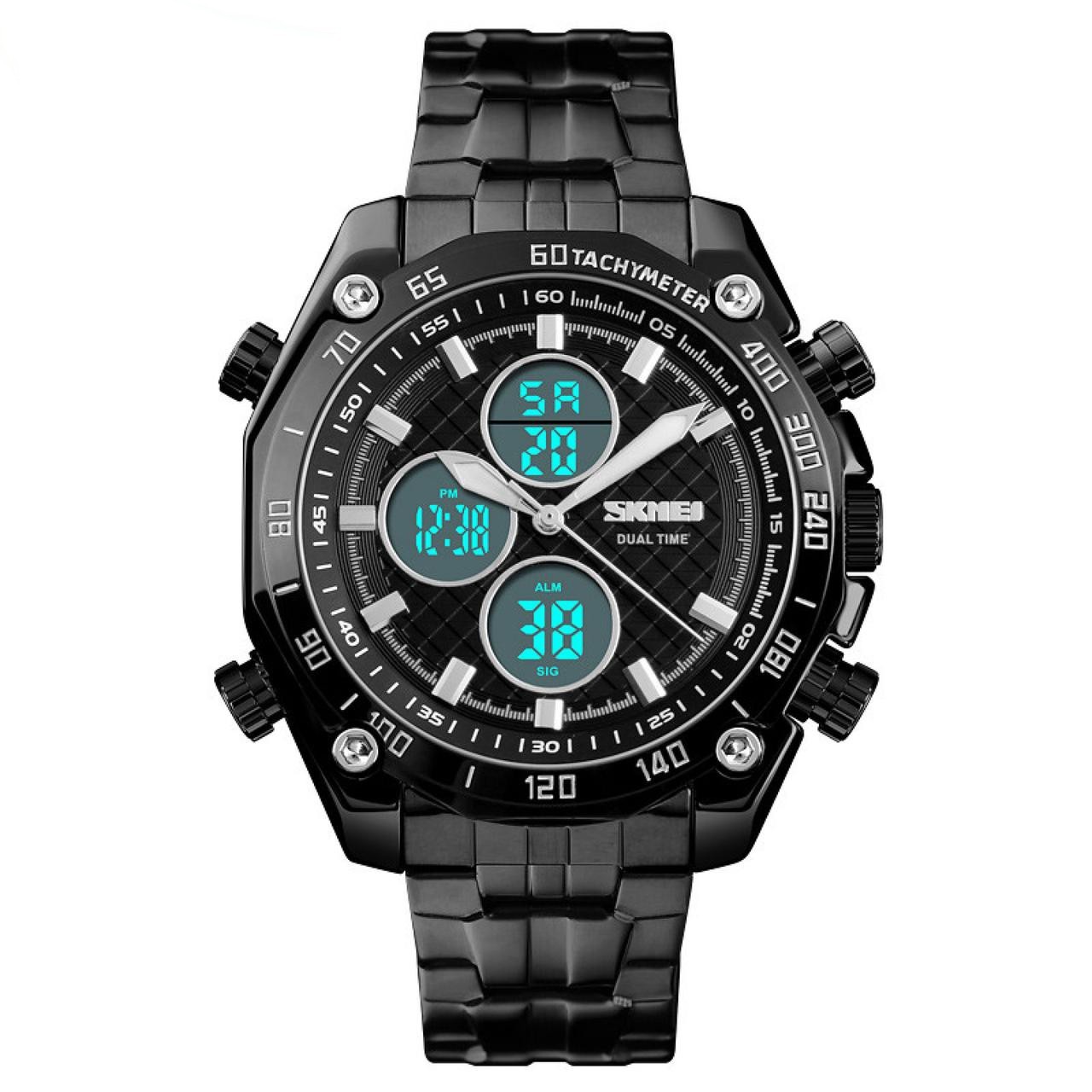 

Мужские часы Skmei 1302 Chronograph кварцевые 3Bar (3199)