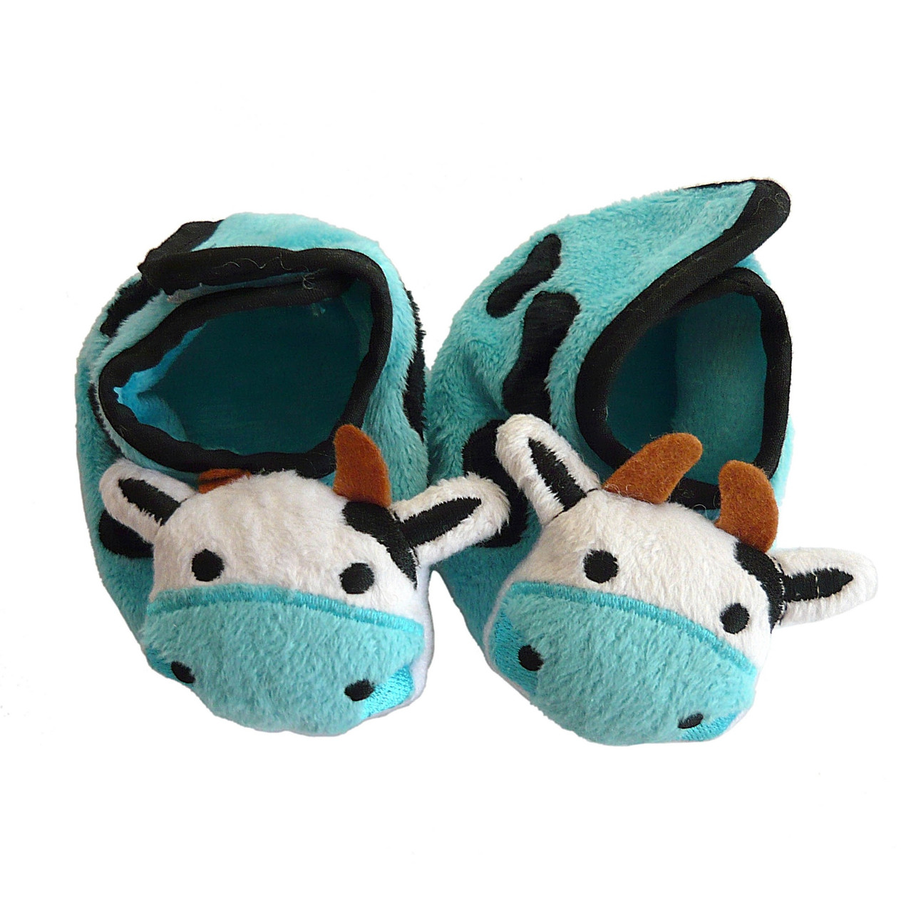 

Пинетки "Коровки" Baby Socks 9,5 см (длина подошвы) Голубые 5161