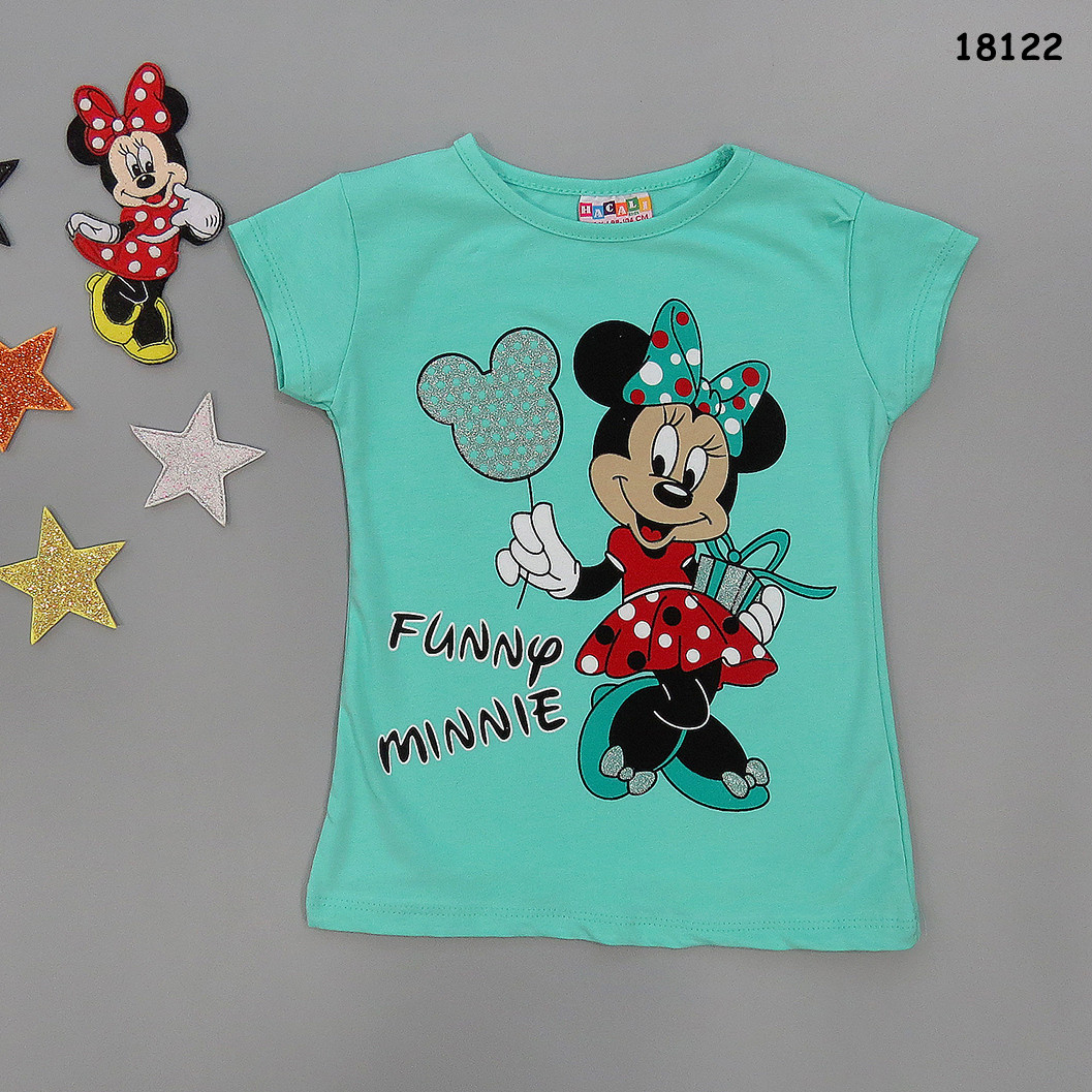 

Футболка Minnie Mouse Hacali kids для девочки 86-92 см Бирюзовая 18122