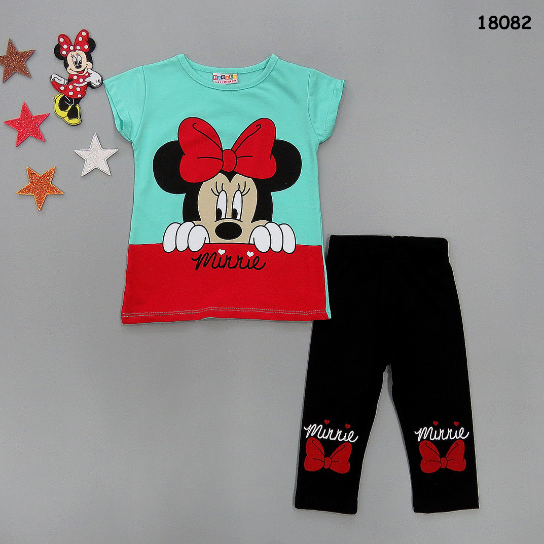 

Костюм Minnie Mouse Hacali kids для девочки 110-116 см Бирюзовый с черным 18082