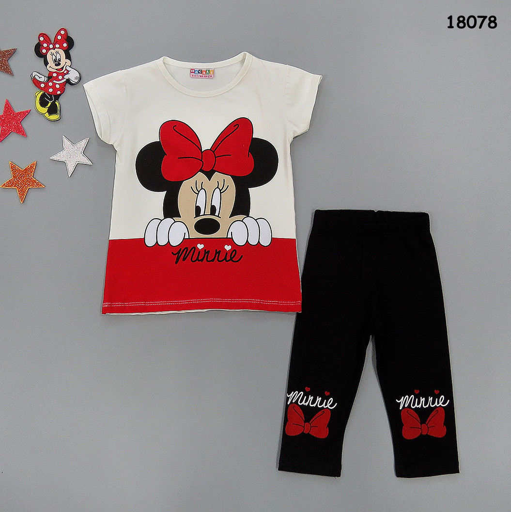 

Костюм Minnie Mouse Hacali kids для девочки 122-128 см Белый с черным 18078