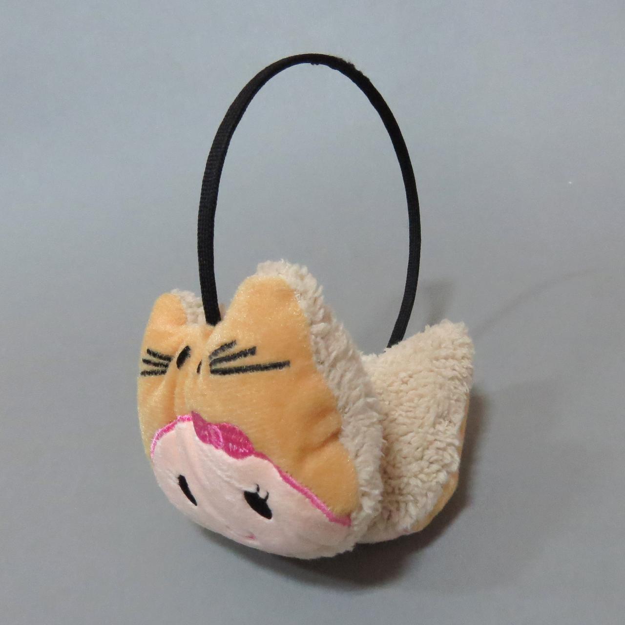 

Меховые наушники Kitty Fashion kids для девочки от 5 лет Бежевые 17208