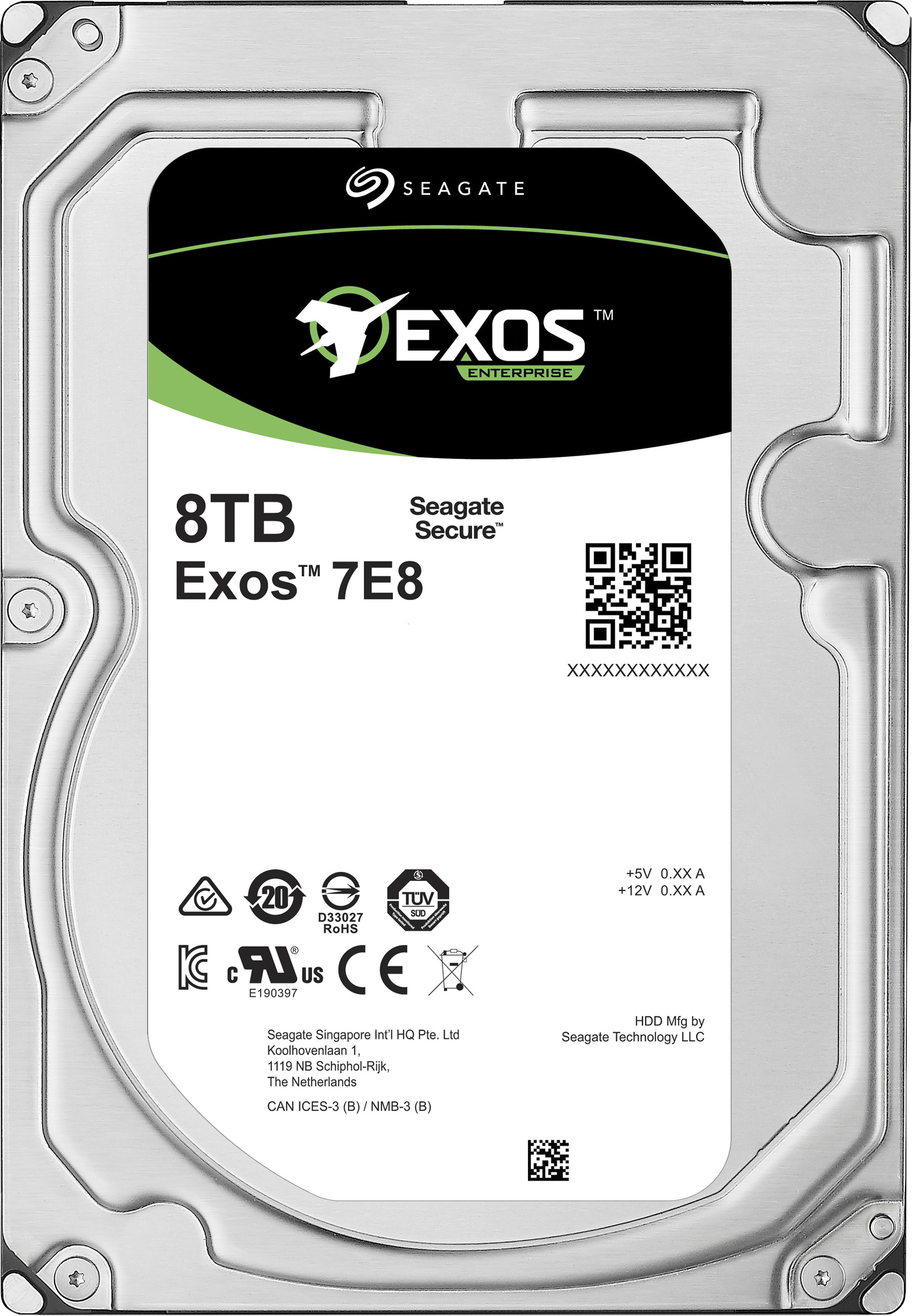 

Жесткий диск Seagate Exos 7E8 512E 8TB 7200rpm 256MB ST8000NM000A 3.5" SATA III