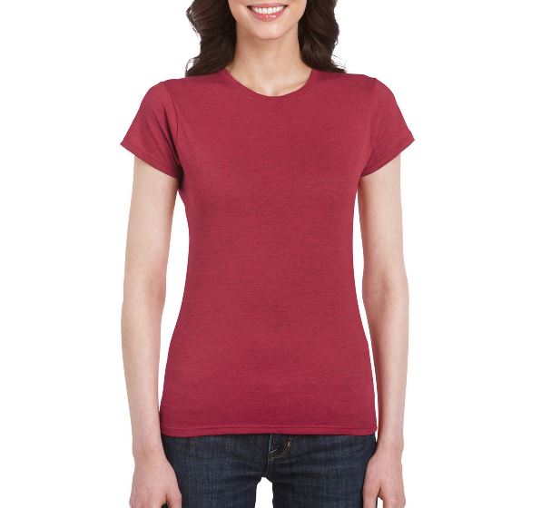 

Футболка Gildan Softstyle 64000L-7427C  Вишнёвая, Футболка Gildan Softstyle 64000L-7427C L Вишнёвая