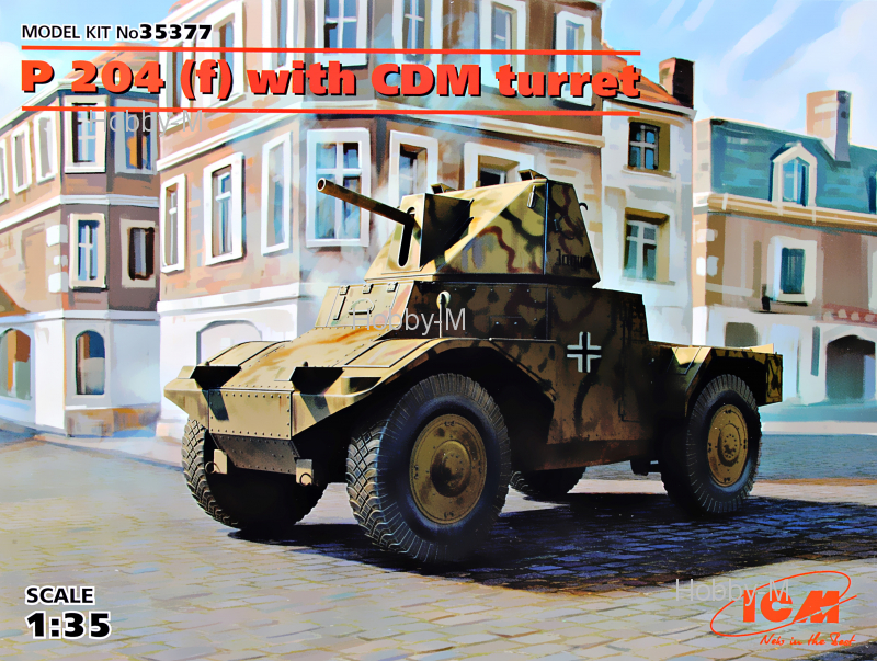 

Германский бронетранспортер Panzerspähwagen P 204 (f) с башней CDM, Вторая мировая война 1:35 ICM (ICM35377)