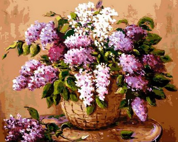 

Картина по номерам Mariposa Букет сирени в корзине Худ Валевская Валентина (MR-Q826) 40 х 50 см (140881)