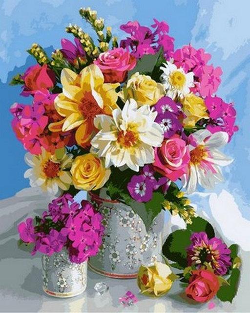 

Картина по номерам DIY Babylon Сказочный букет (VPS804) 50 х 65 см (176210)