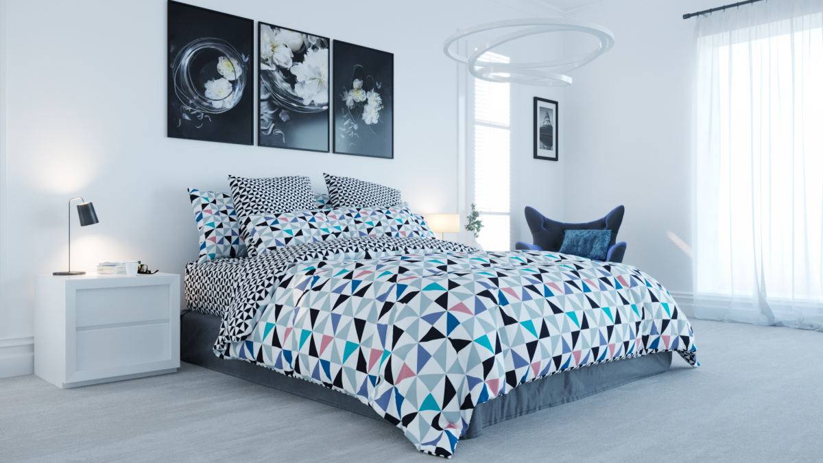 

Комплект постельного белья Balak home Ranforce 312 Mozaika Kb00100 150х215