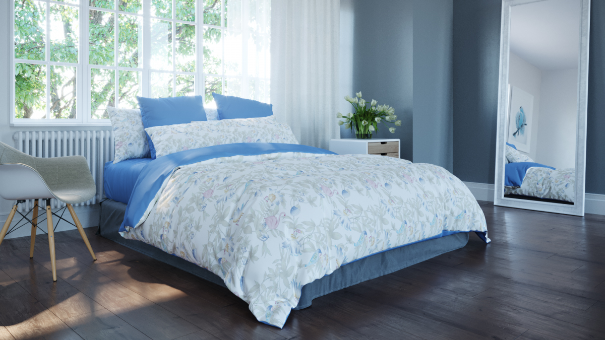 

Комплект постельного белья Balak home Ranforce 311 Bird 150х215