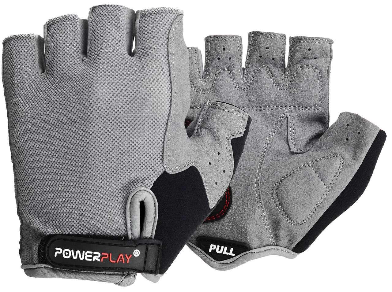 

Велорукавички PowerPlay 5295 Сірі XS - 144306