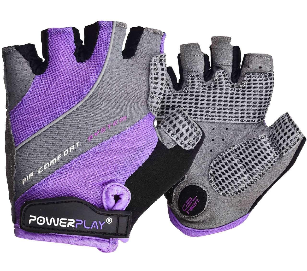 

Велорукавички PowerPlay 5023 A Фіолетові XS - 144532