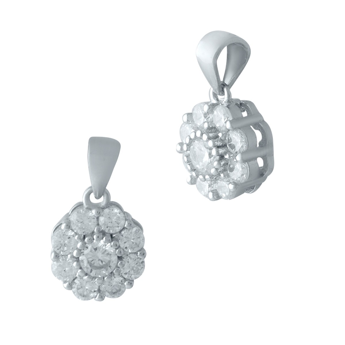 

Серебряная подвеска SilverLine с фианитами