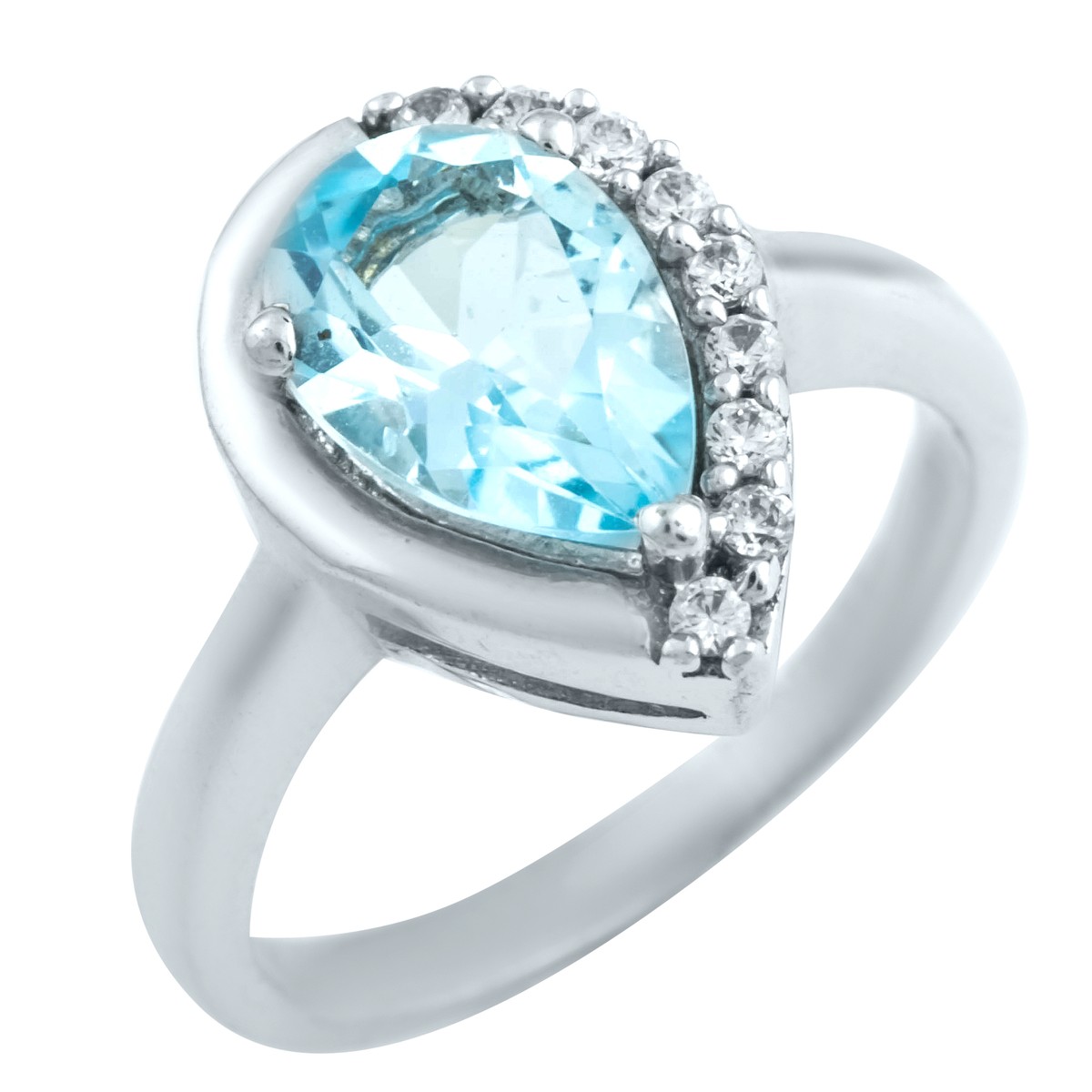 

Серебряное кольцо SilverBreeze с натуральным топазом 16.5 размер