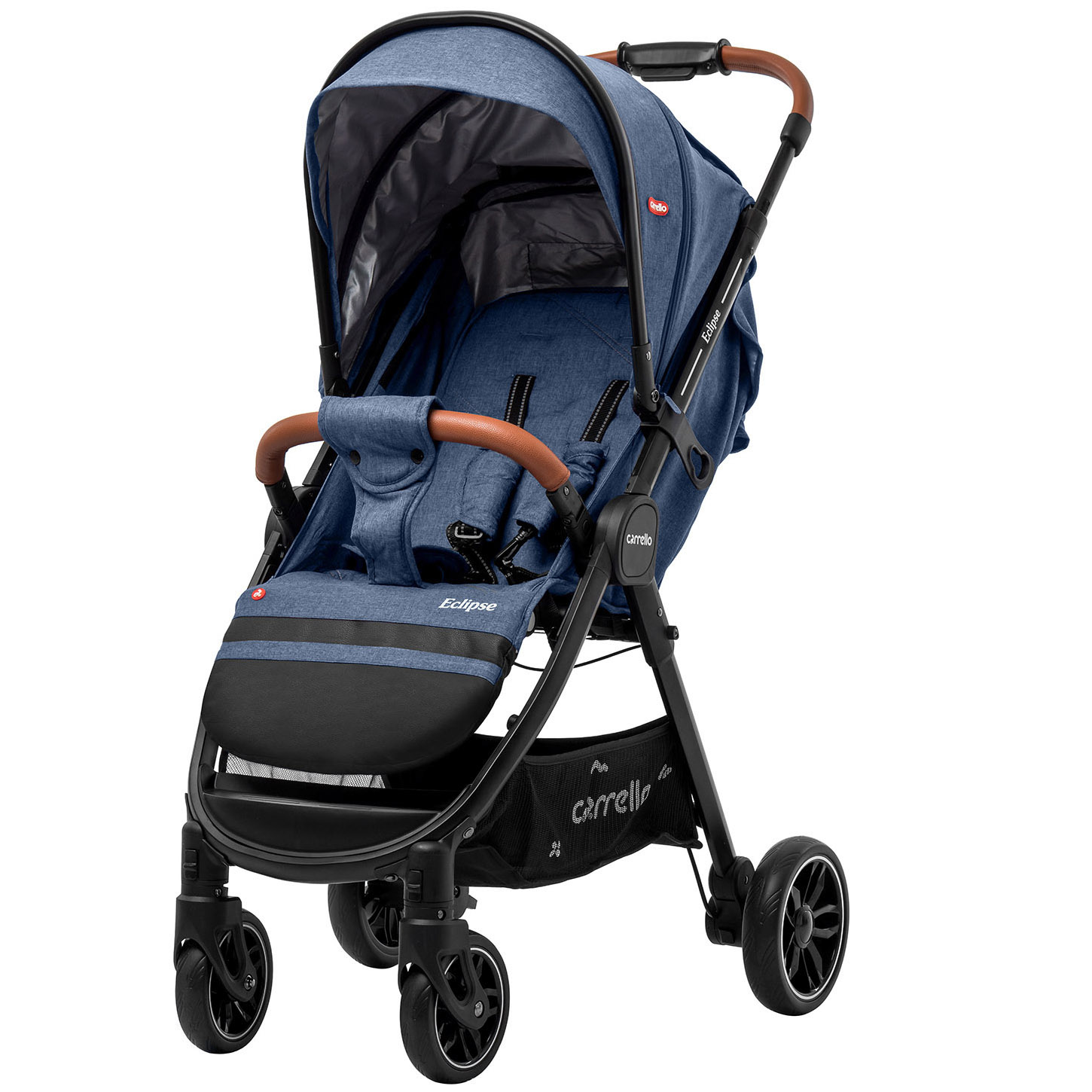 

Коляска прогулочная CARRELLO Eclipse CRL-12001/1 в льне Denim Blue +дождевик M