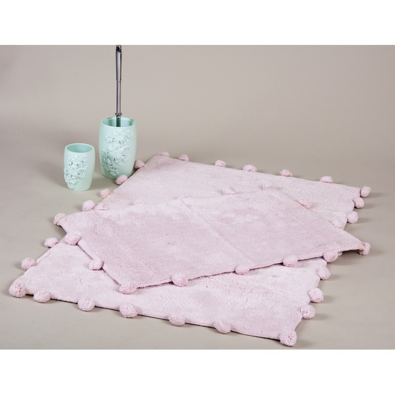 

Набор ковриков Irya - Alya pembe розовый 60*90+40*60