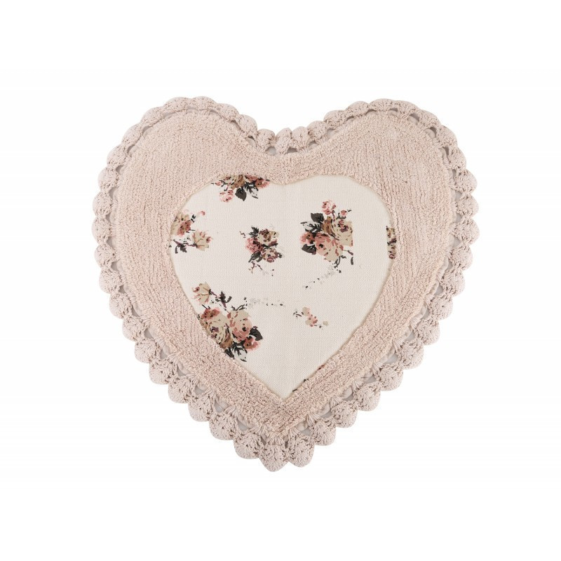 

Коврик Irya - Essa Heart pembe розовый 70*70