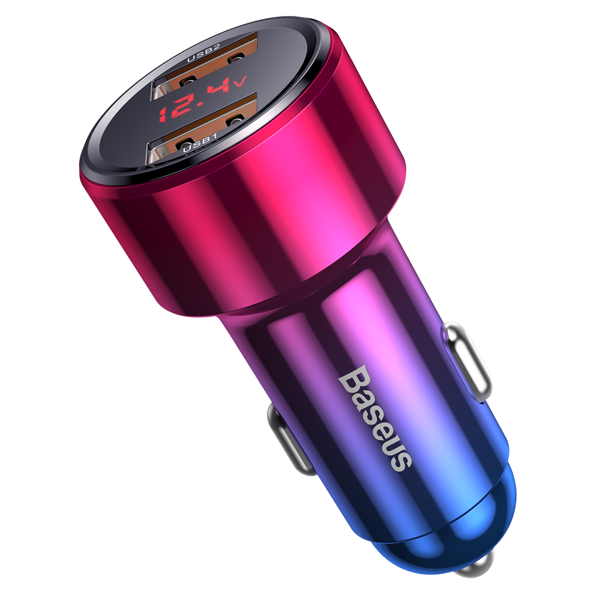 

Автомобильное зарядное устройство Baseus Magic Series Dual Quick Charge Car Charger 45W 2USB Красный
