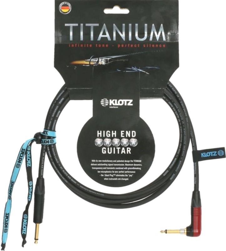 

Кабель микрофонный Klotz Titanium Instrument Cable silentPLUG Angled 4.5 м (228255)